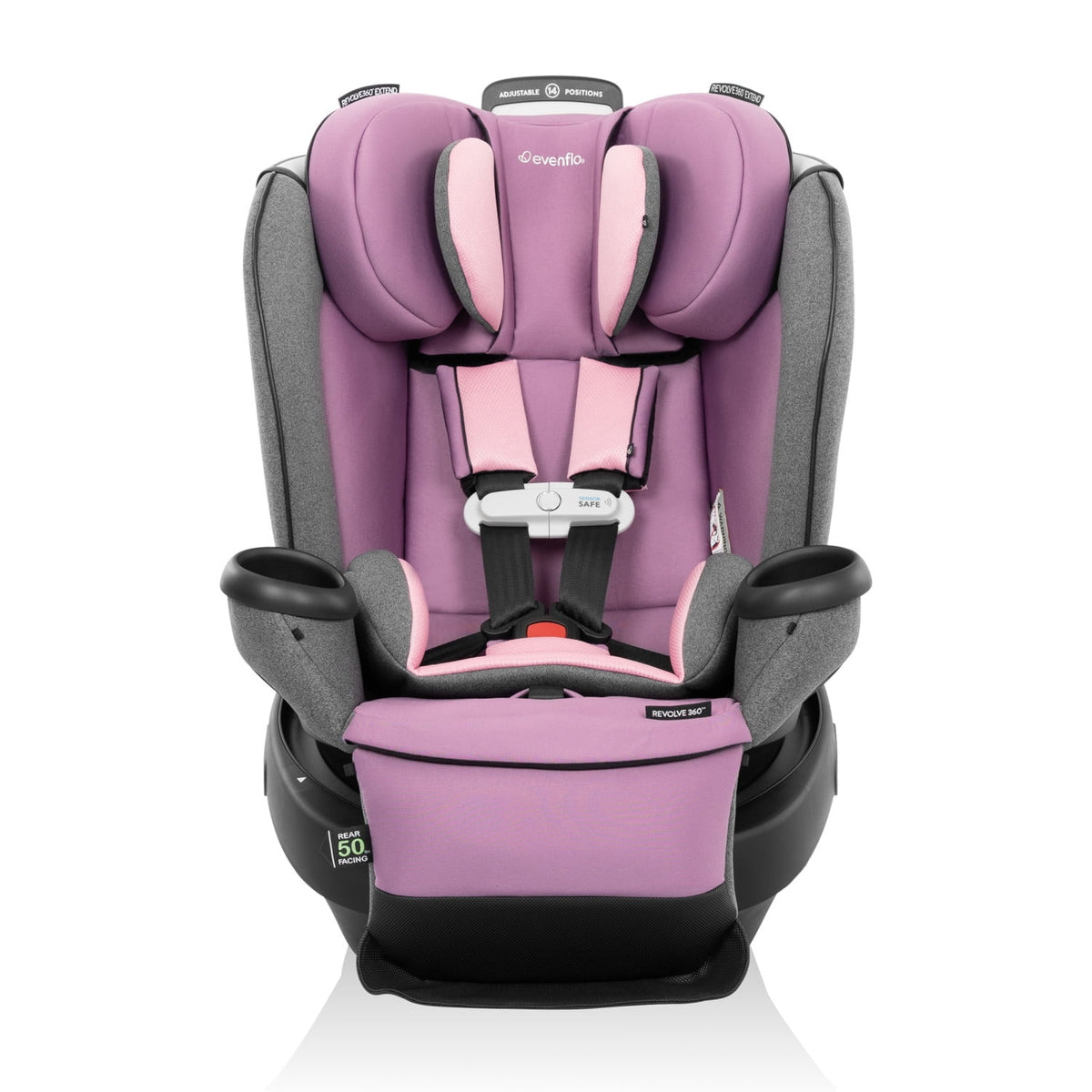 Evenflo Gold Revolve360 Extend All-in-One Rotational Car Seat with SensorSafe (Opal) - image 6 of 6