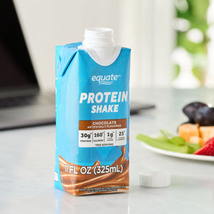 Equate Protein Shake, Chocolate, 11 fl oz, 12 Count — sports nutrition product, view 3