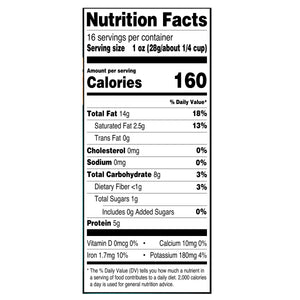 Great Value Deluxe Whole Cashews, Unsalted, 16 oz — grocery product, view 3