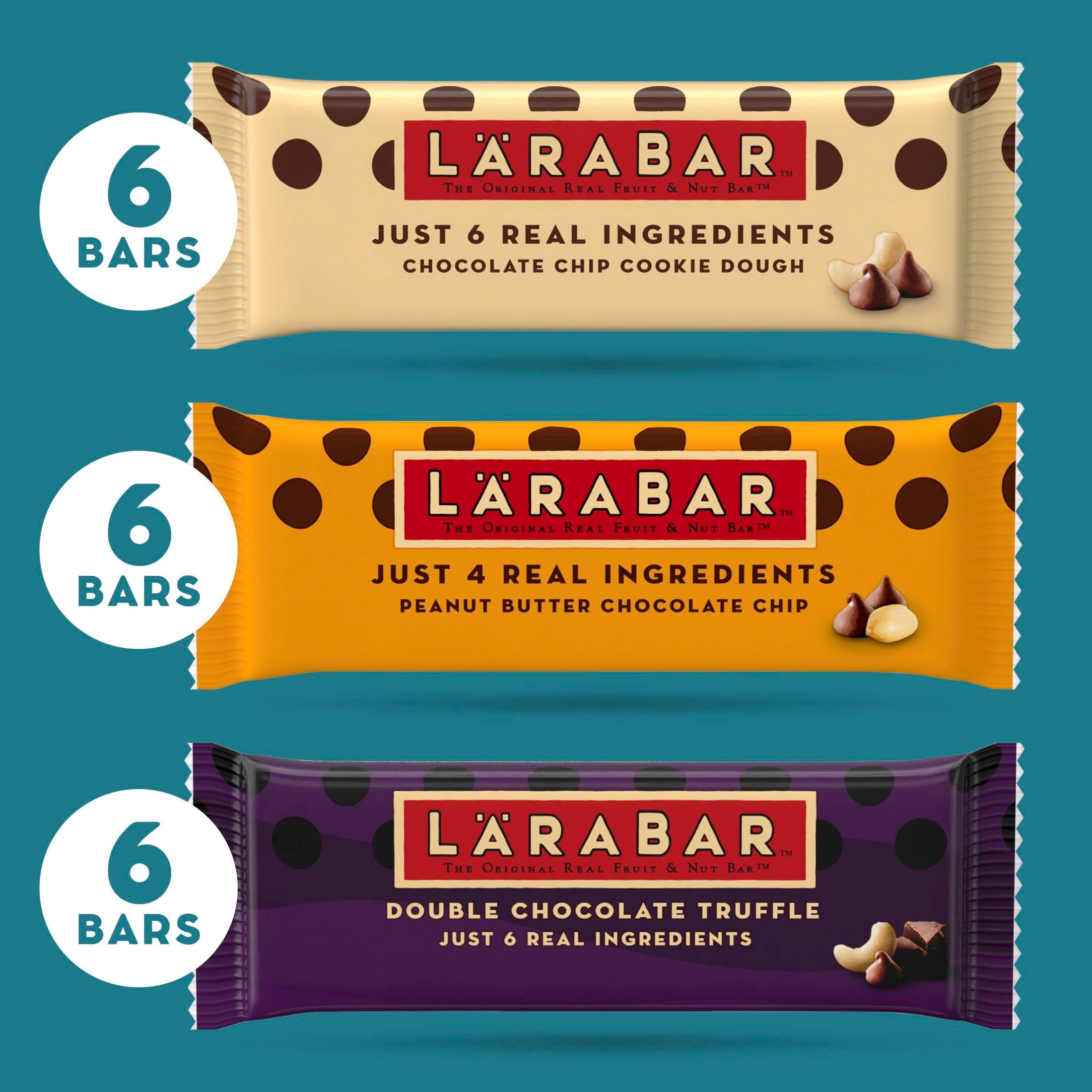 Larabar Fruit and Nut Bars Variety Pack, Gluten Free and Vegan, 28.8 oz, 18 Count — grocery product, view 2