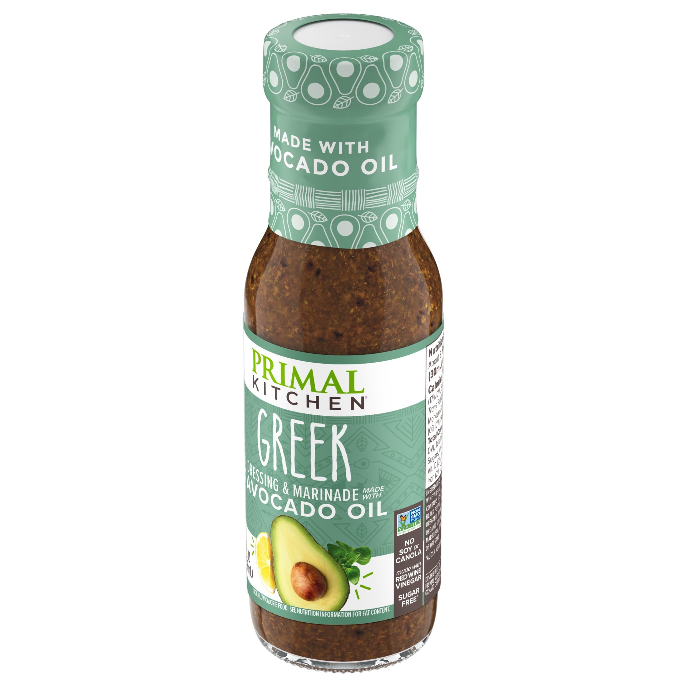 Primal Kitchen Greek Vinaigrette & Marinade 8 fl oz — grocery product, view 6