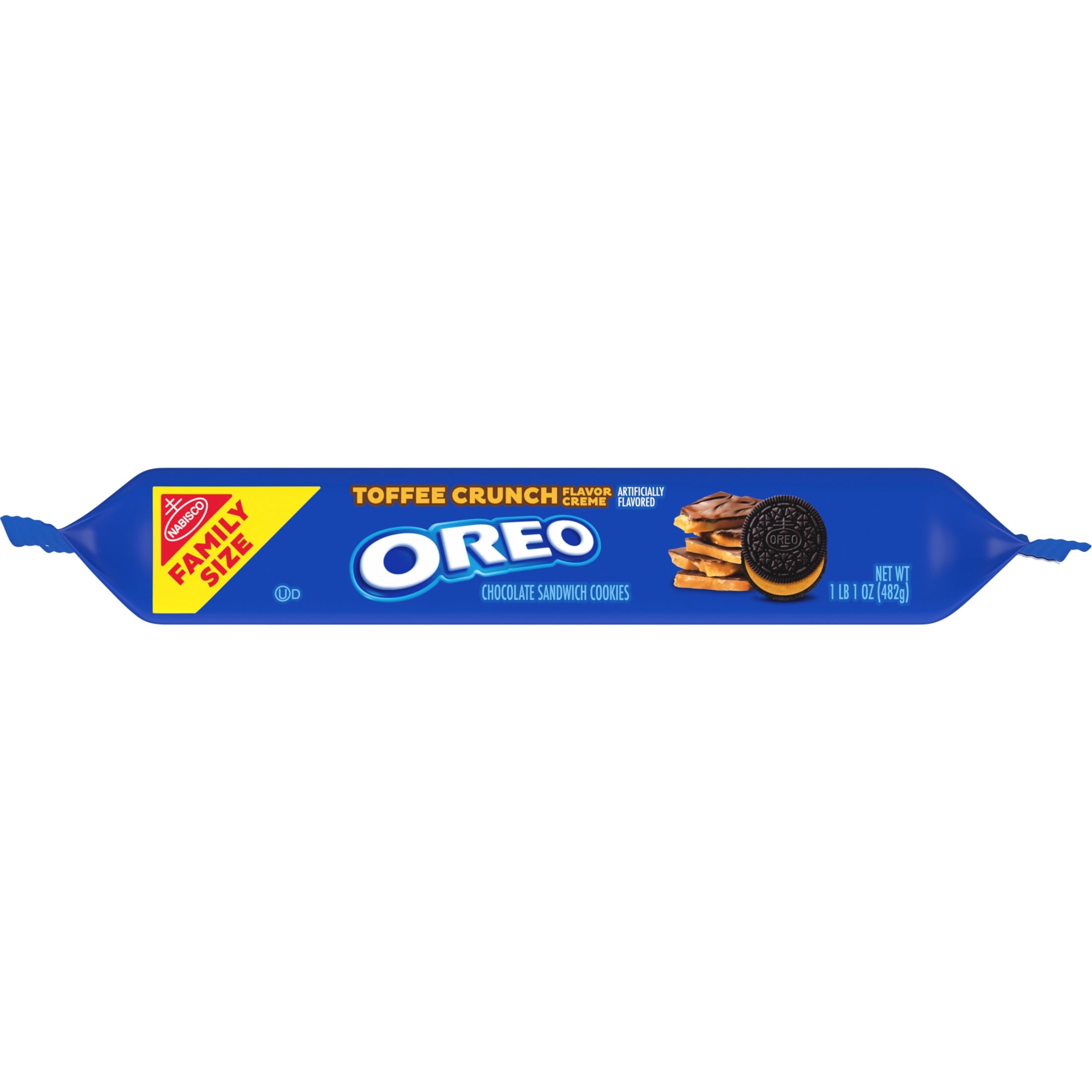 (3 pack) OREO Toffee Crunch Creme with Sugar Crystals Chocolate Sandwich Cookies, Family Size — grocery product, view 14