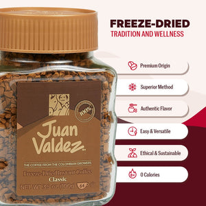 Juan Valdez Classic Freeze-Dried Instant Coffee – Premium Colombian, 3.52 oz — coffee and drinks product, view 3