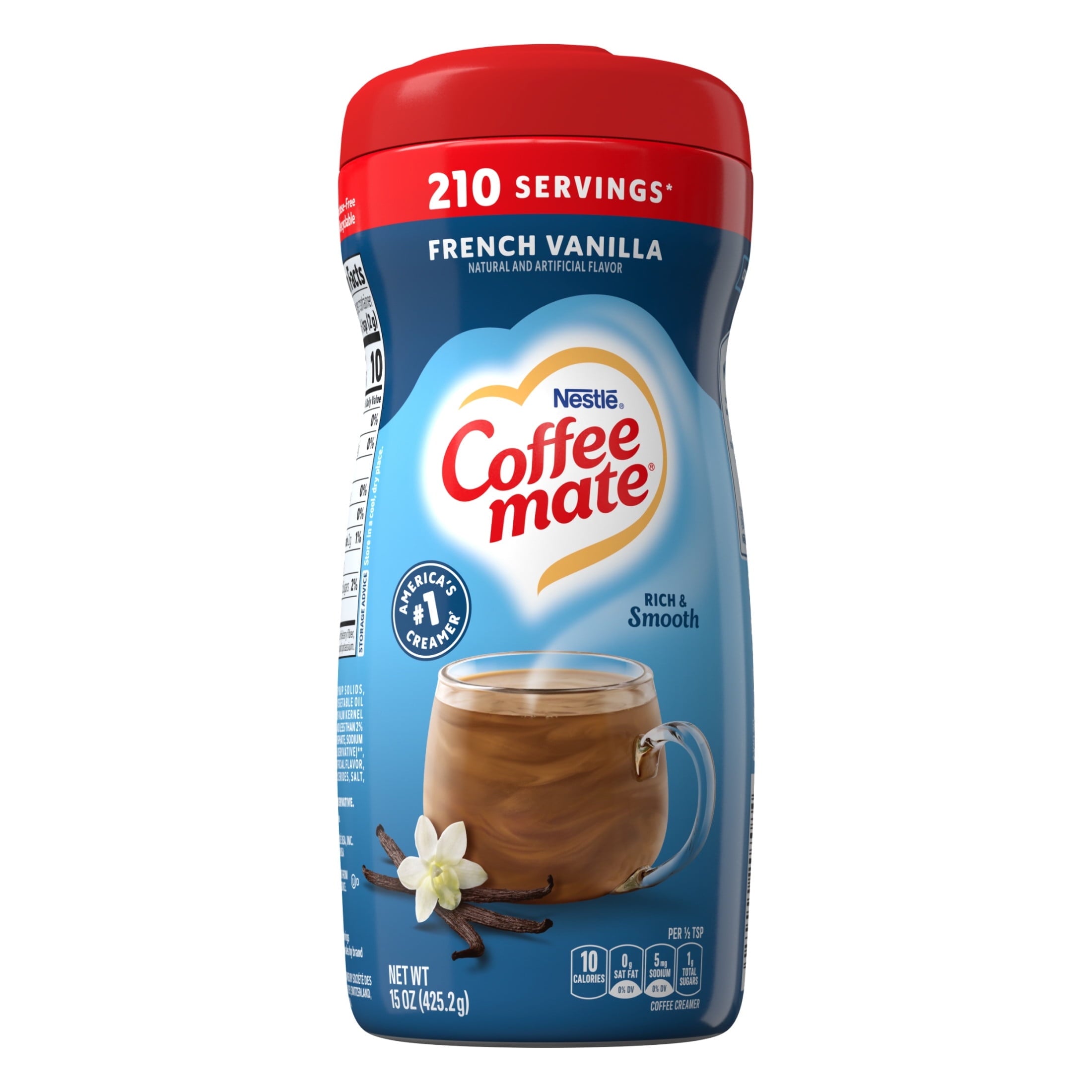 Coffee mate French Vanilla Powder Coffee Creamer, 15 oz — coffee and drinks product, view 8