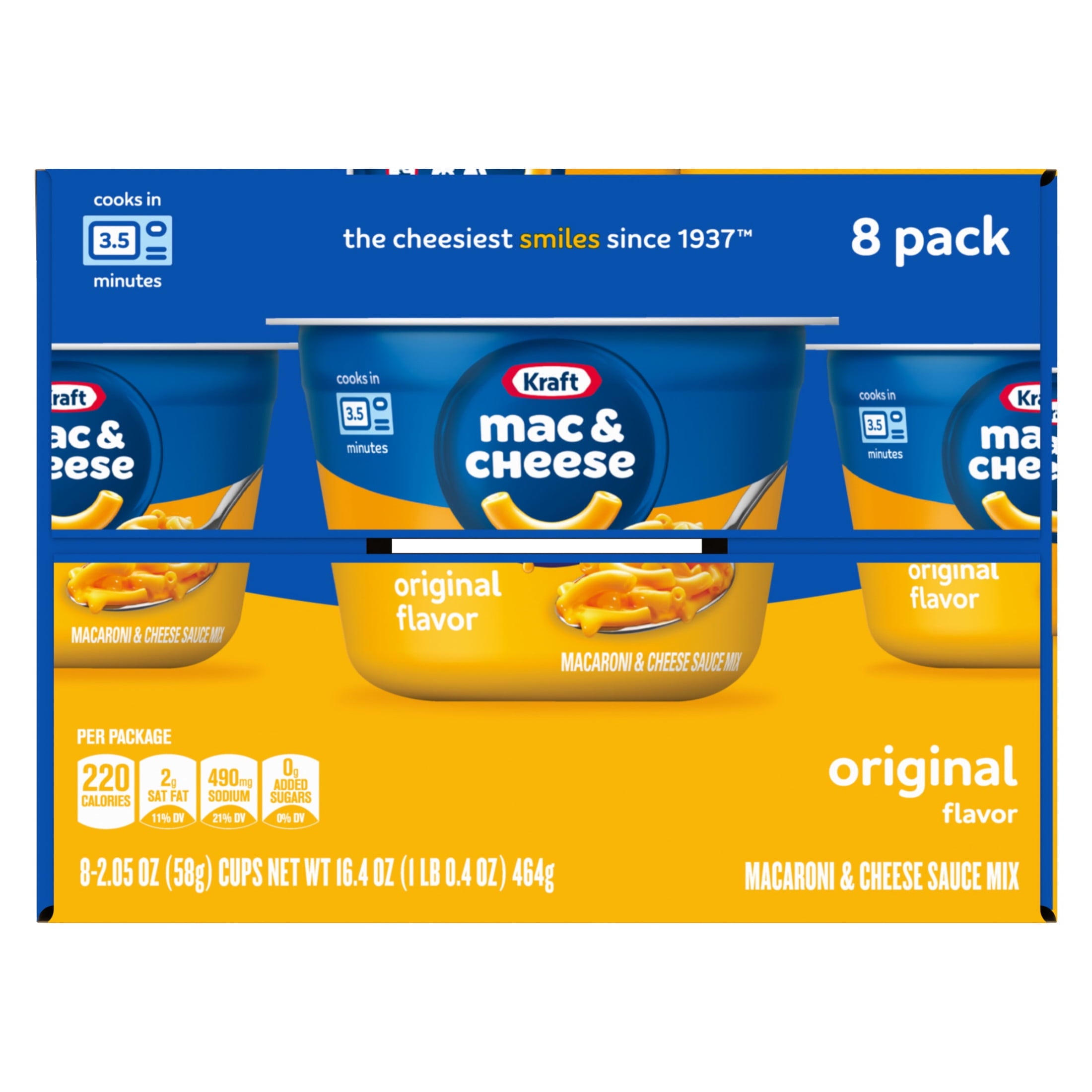 Kraft Mac and Cheese, 8 Cups, for Easy Dinner or Dinner Sides, Original Flavor — grocery product, view 14