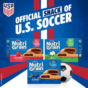 Kellogg's Nutri-Grain Apple Cinnamon Chewy Breakfast Bars, Made with 10g Whole Grains, 20.8 oz — grocery product, view 3