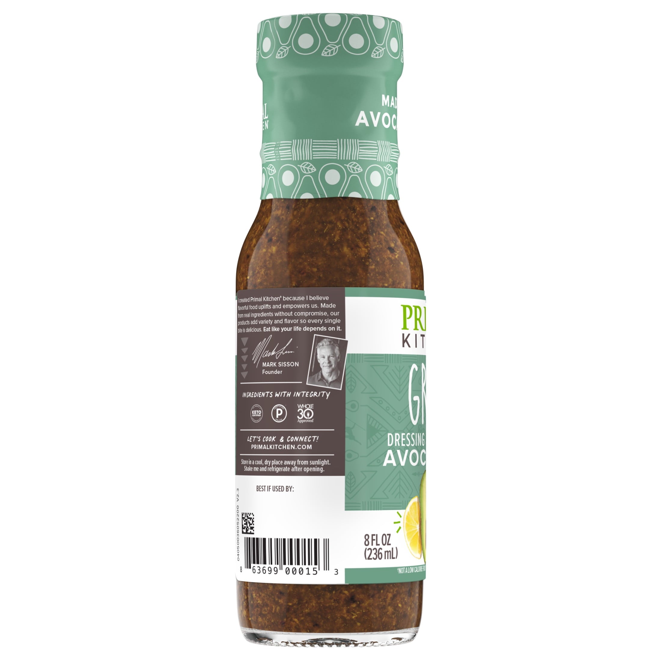 Primal Kitchen Greek Vinaigrette & Marinade 8 fl oz — grocery product, view 8