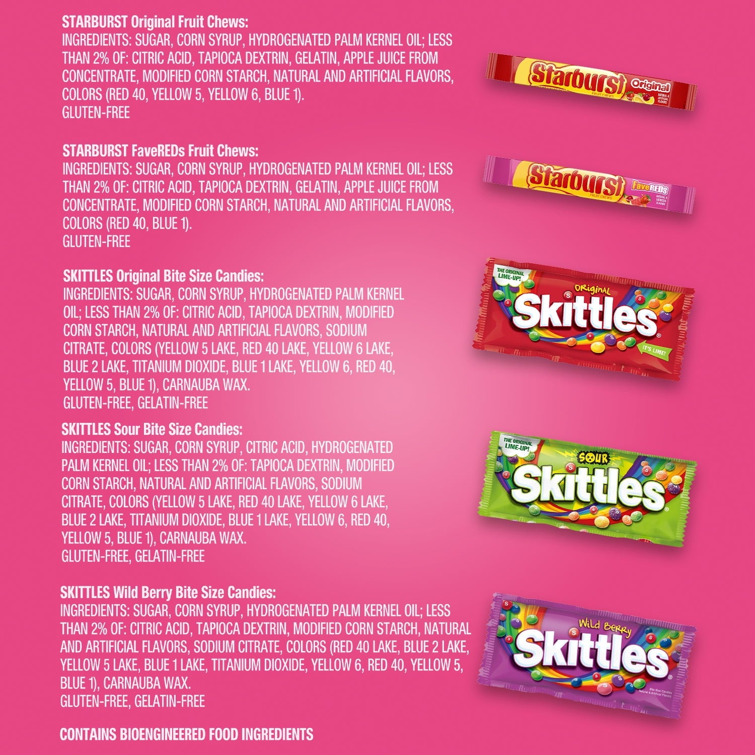 Mars Mixed Skittles & Starburst Variety Pack Chewy Candy Assortment -18 Bars Box — grocery product, view 7