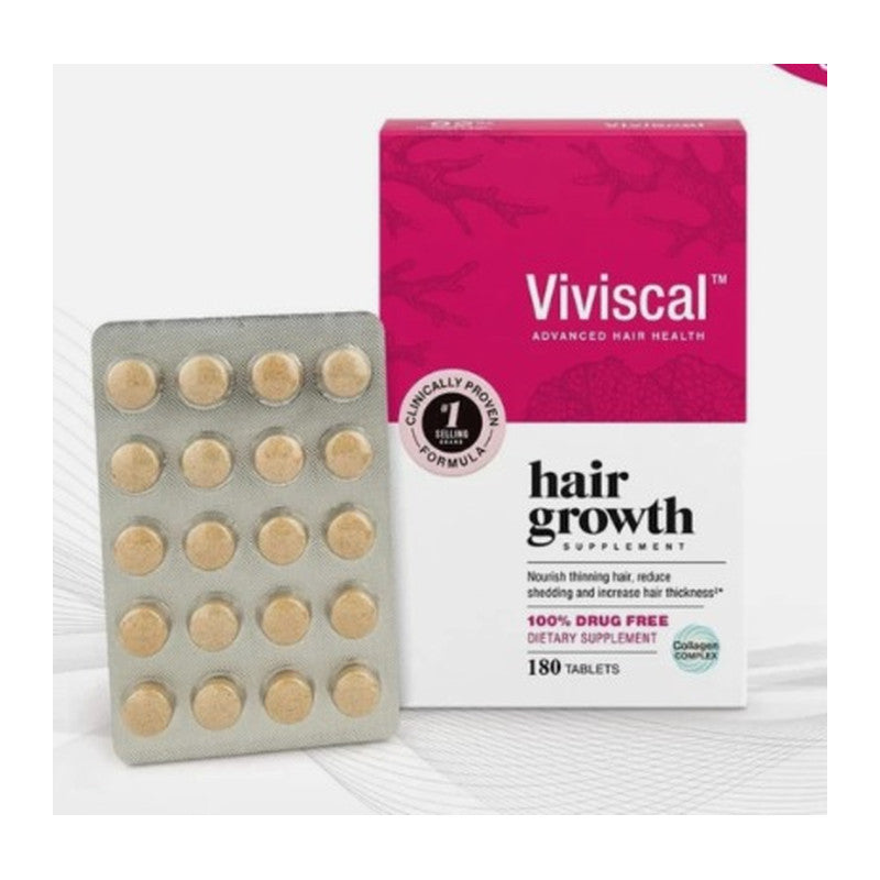 Viviscal Hair Growth Supplements For Women For Thicker, Fuller Hair 180 Tablet — dietary supplement