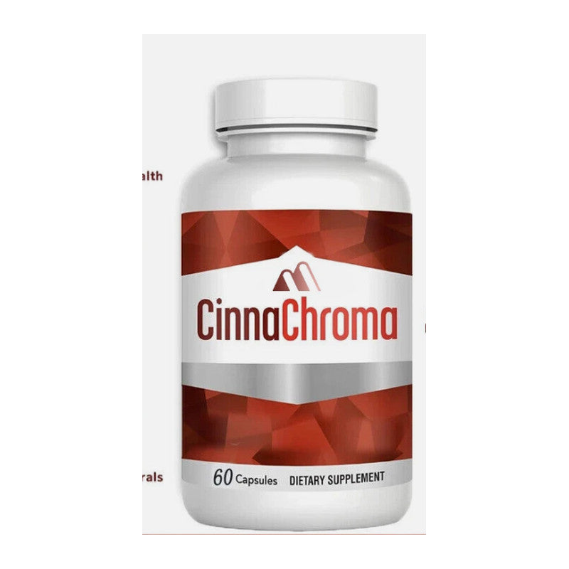 CinnaChroma Blood Sugar Support Supplement - Cinnamon Capsules with Chromium Picolinate Plus Vitamin D3 — dietary supplement