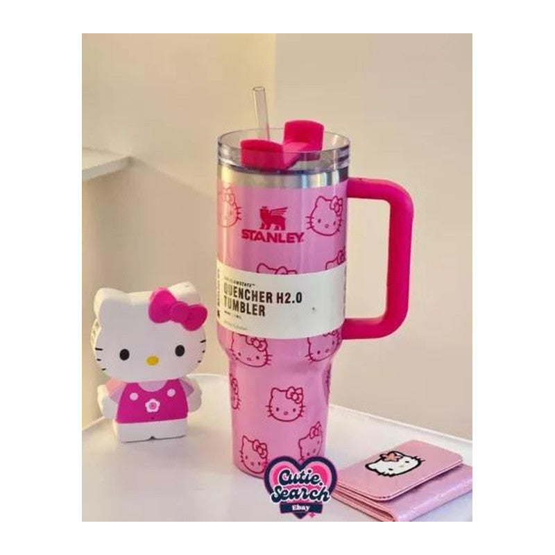 Hello Kitty Cup Flowstate Tumbler - 40oz - Purple Glitter Limited Edition — drinkware