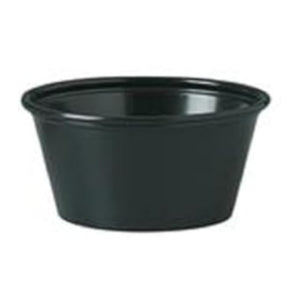 Black Portion Cup 2oz (1000/Case) — food service cups and containers