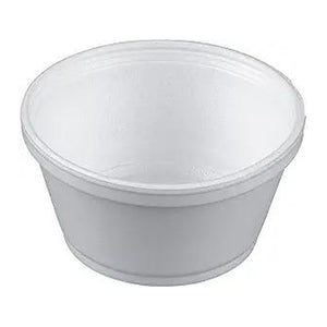 Darnel Q1 Foam Container Black 8x8 (200/case) — food service cups and containers