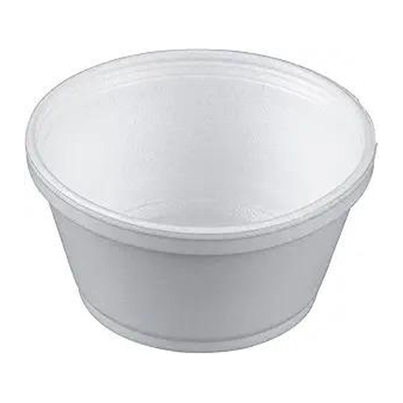 Darnel Q1 Foam Container Black 8x8 (200/case) — food service cups and containers