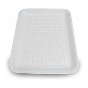 Meat Foam Tray 4PP White (400/case) — foil pans and trays