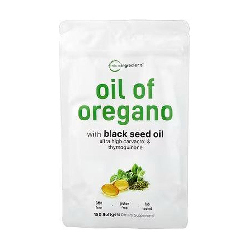 Micro Ingredients, Oil of Oregano, 150 Softgels — dietary supplement
