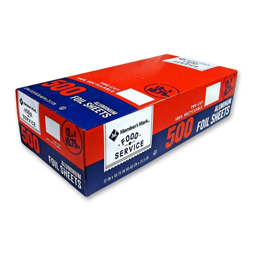 Aluminum Foil Sheets 12" x 10 3/4" — catering supply
