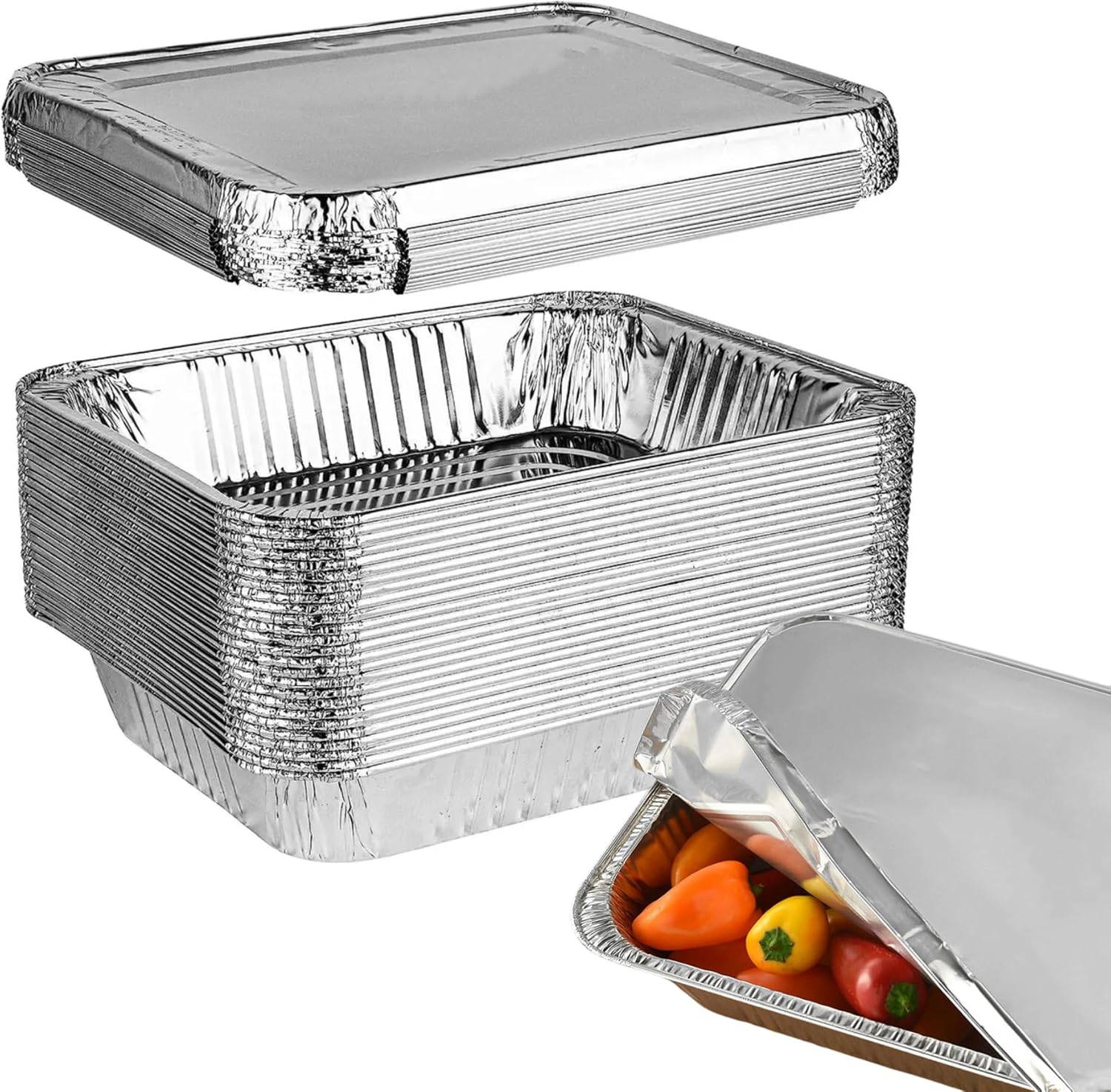 Aluminum Full Size Pan Lid (50/Case) — retail product