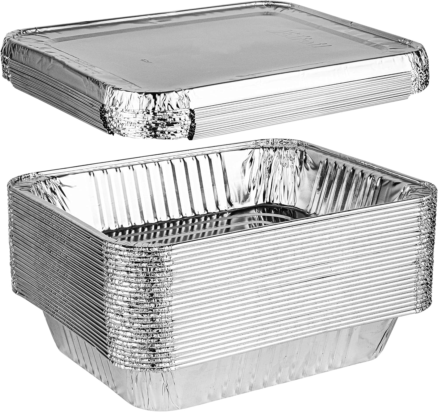 Aluminum Half Size Pan lid (100/case) — retail product