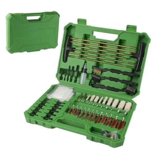 Universal Gun Cleaning Kit Pistol Shotgun Handgun Rifle Firearm w/Case — cleaning product