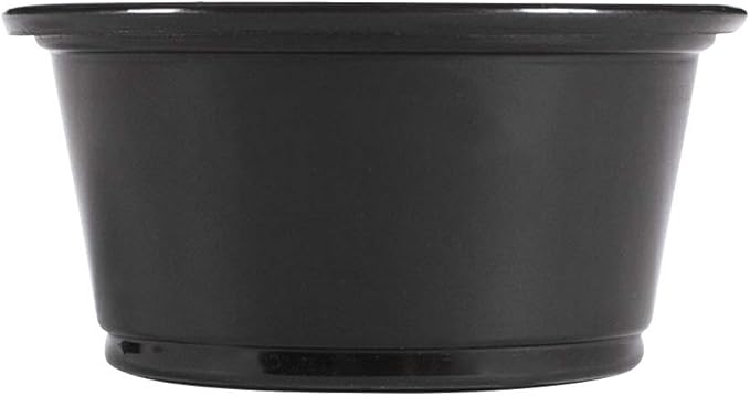 Black Portion Cup 2.0 oz (2500/Case) — catering supply