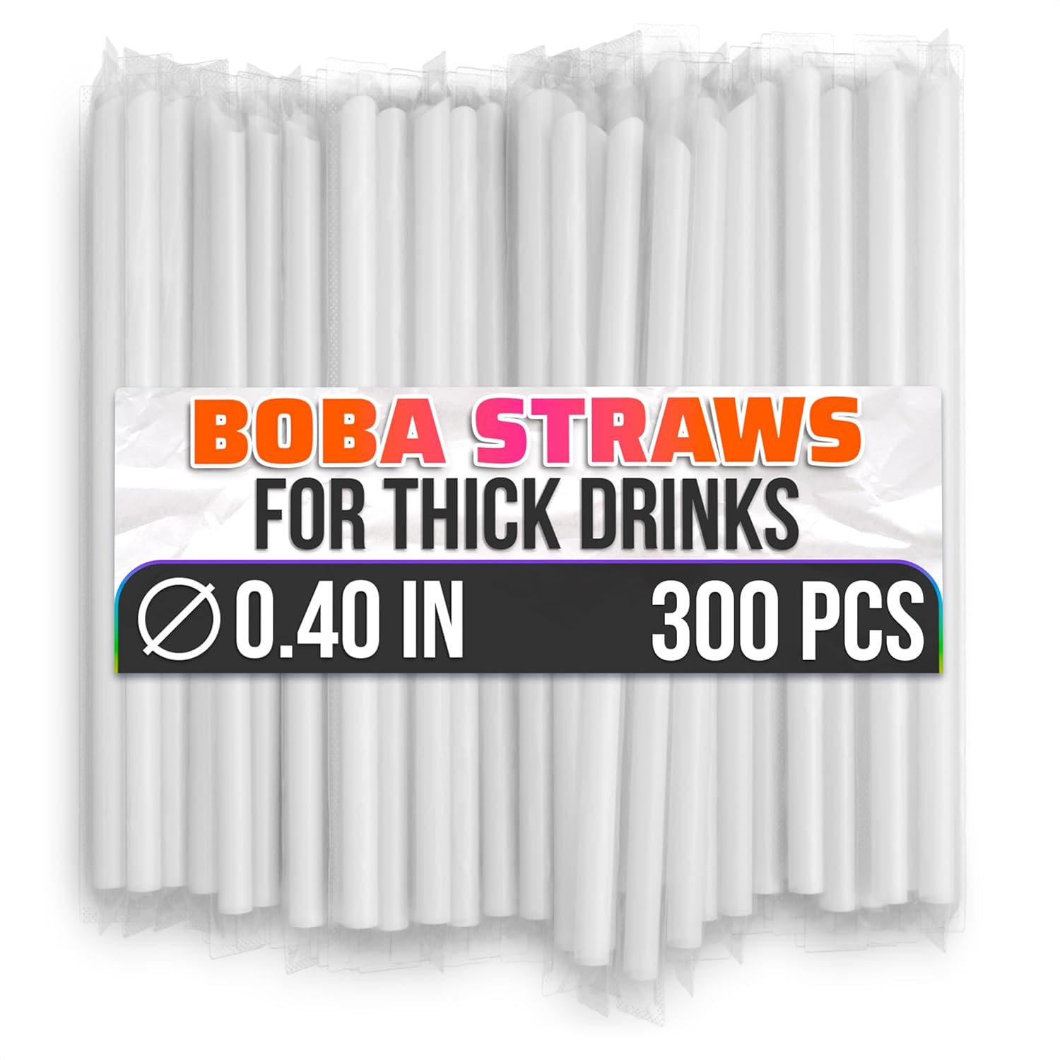 Boba Straws Neon 40/40 — catering supply