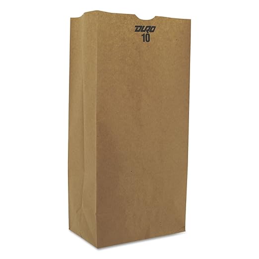 Brown Paper Bag # 10 (500/case) — retail product