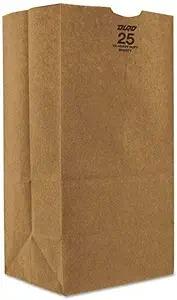 Brown Paper Bag # 25 (500/case) — packaging supply, alternate view