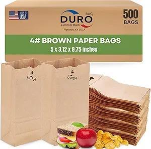 Brown Paper Bag # 4 (500/Case) — retail product