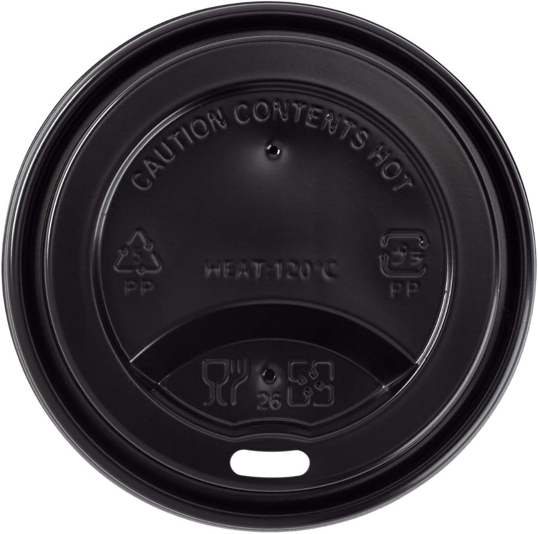 Cafecito Black Coffee Cup Lids 8oz (1000/case) — catering supply