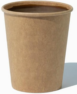Coffee Cup Single Wall Printed 8oz (1000/case) — catering supply