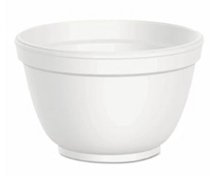 Darnel G1 Foam Container Black 6x6 (500/case) — catering supply