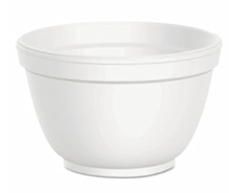 Darnel G1 Foam Container Black 6x6 (500/case) — catering supply