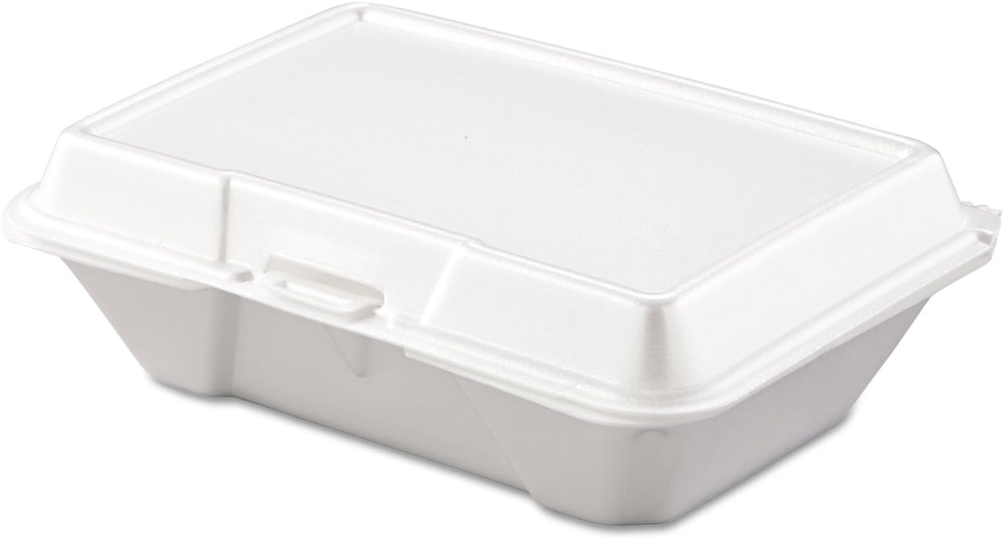 Darnel Large 1-Compt Foam Container (200/Case) — catering supply