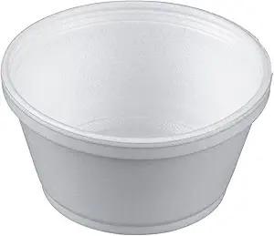Darnel Q1 Foam Container Black 8x8 (200/case) — catering supply