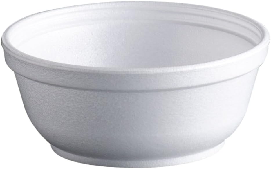 Dart 8B20 Foam Bowl (1000/case) — retail product