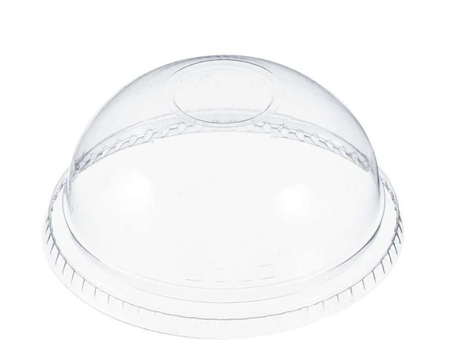 Dart DLW662 Clear Plastic Dome Lid with 2" Hole (1000/case) — retail product
