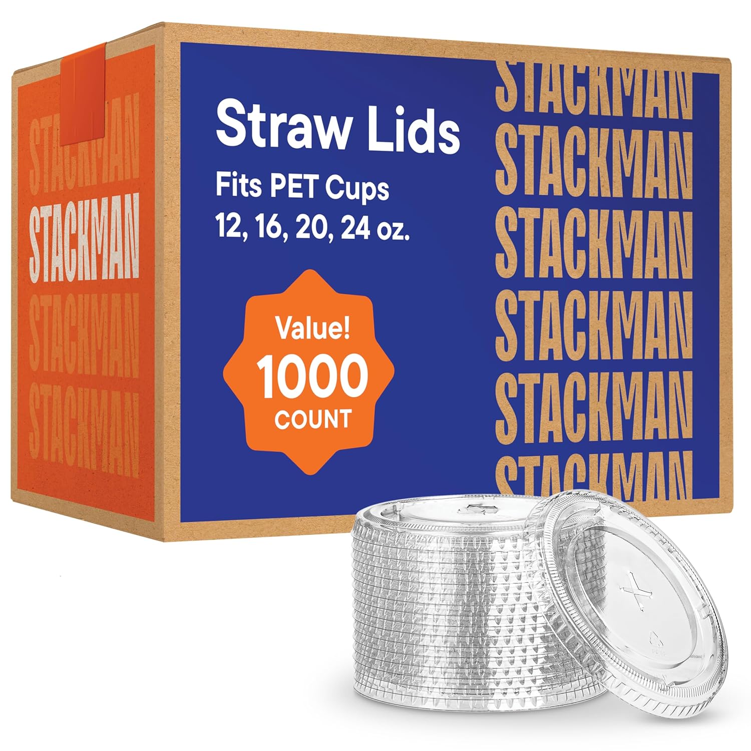 Flat Straw Slot Lid 12-24oz (1000/case) — catering supply