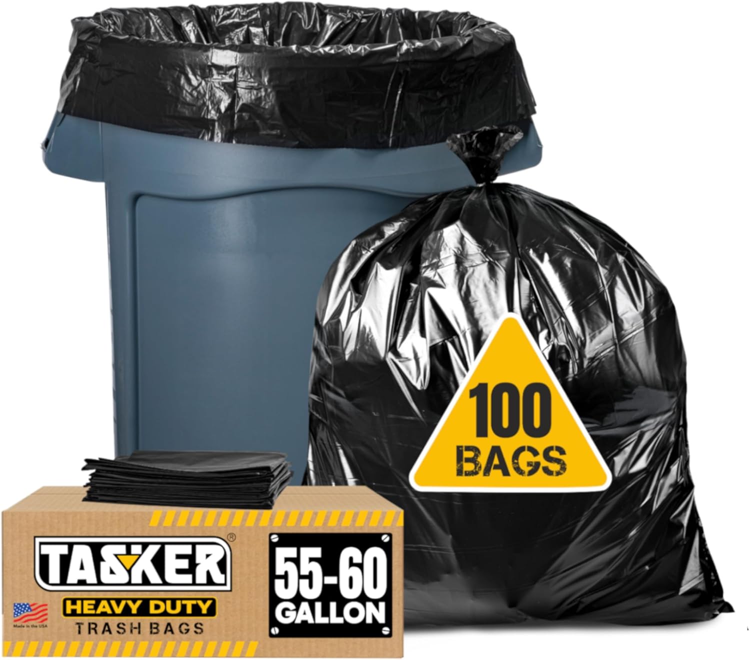 Garbage Bag 3858 GB Black 55 Gallon — retail product