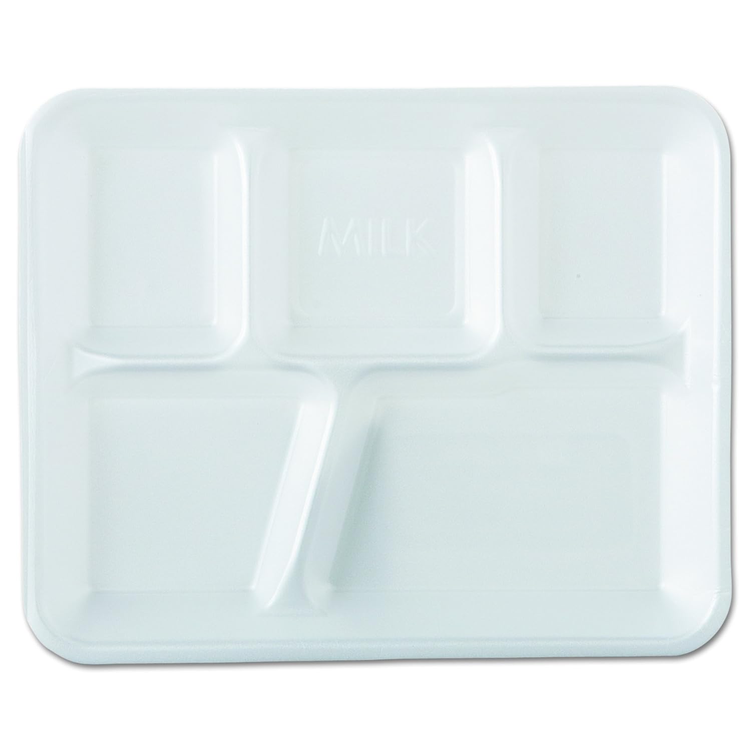 Genpak 5-Compt Food Tray (500/case) — catering supply