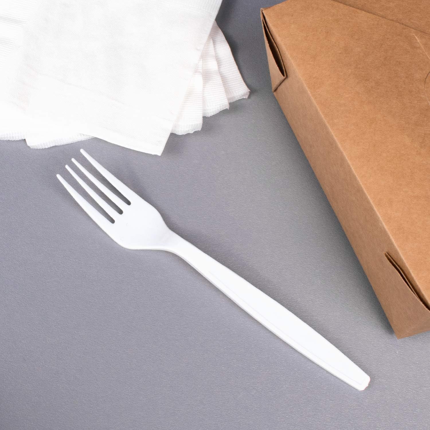 Heavy White Fork (1000/case) — retail product