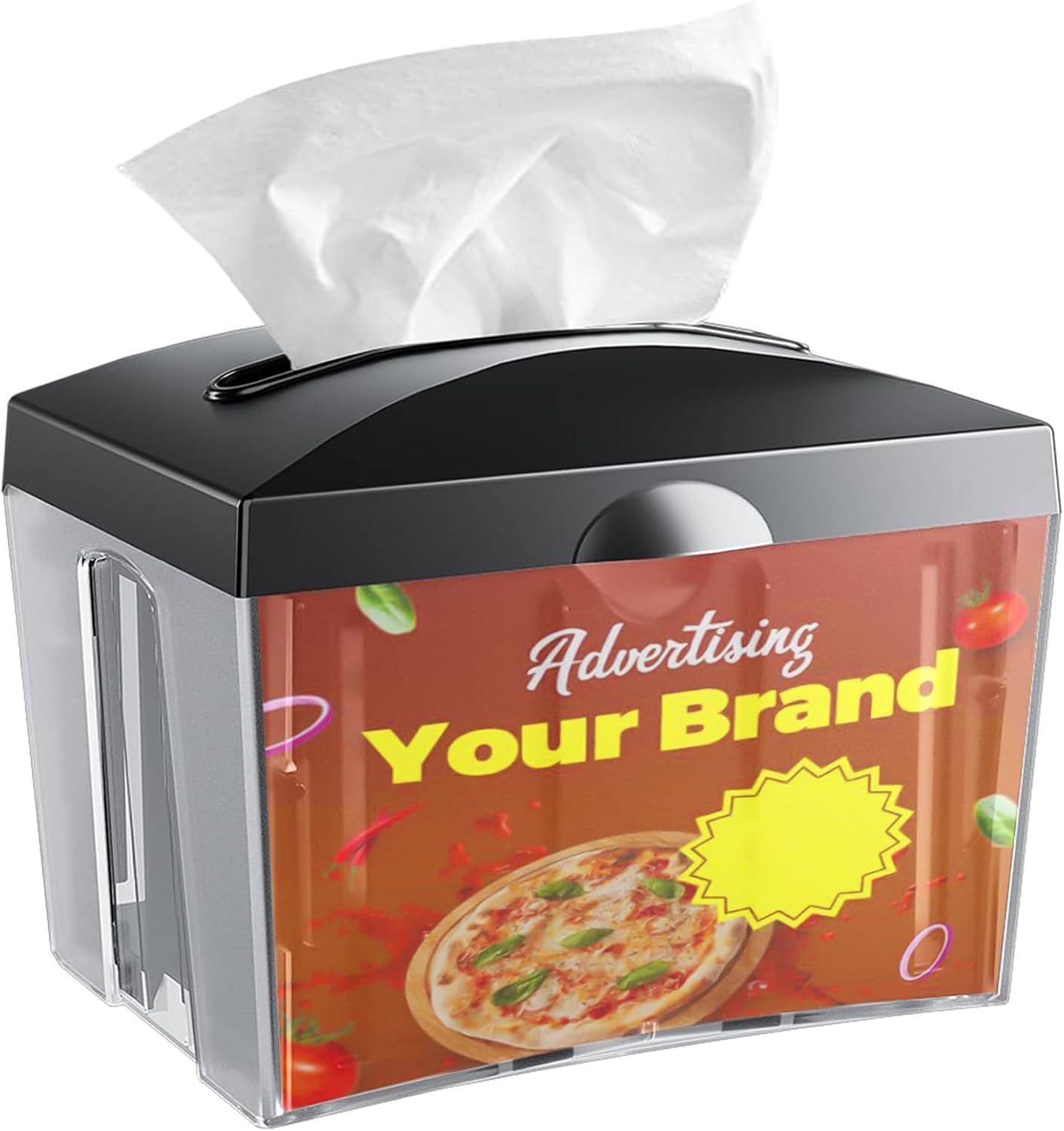 Interfold Napkin Dispenser Tabletop 6" — catering supply