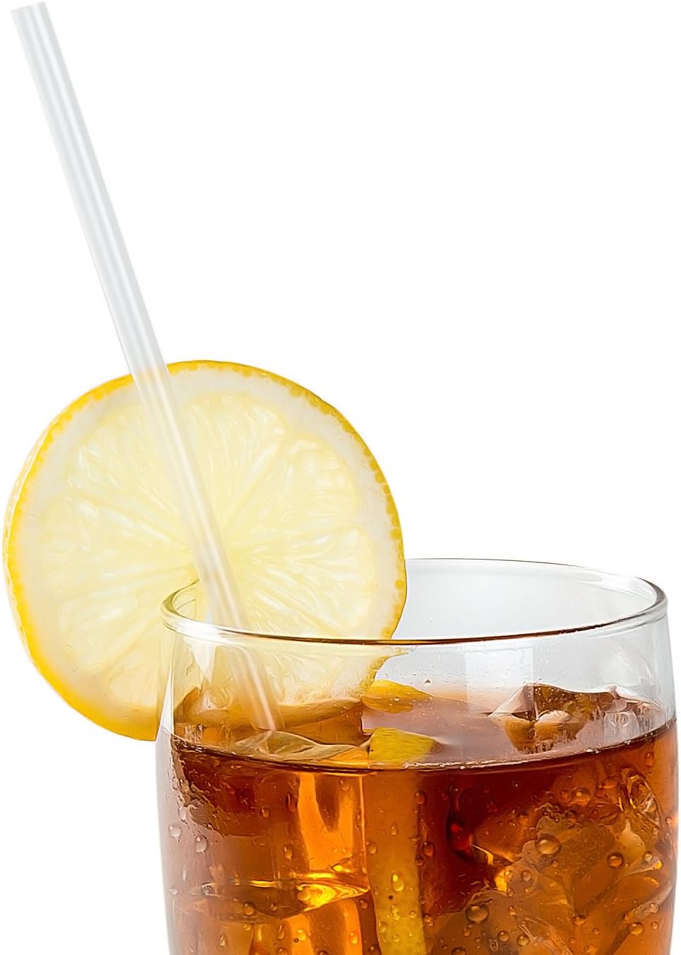 Jumbo Wrapped Clear Straw 10.25" (2000/case) — catering supply