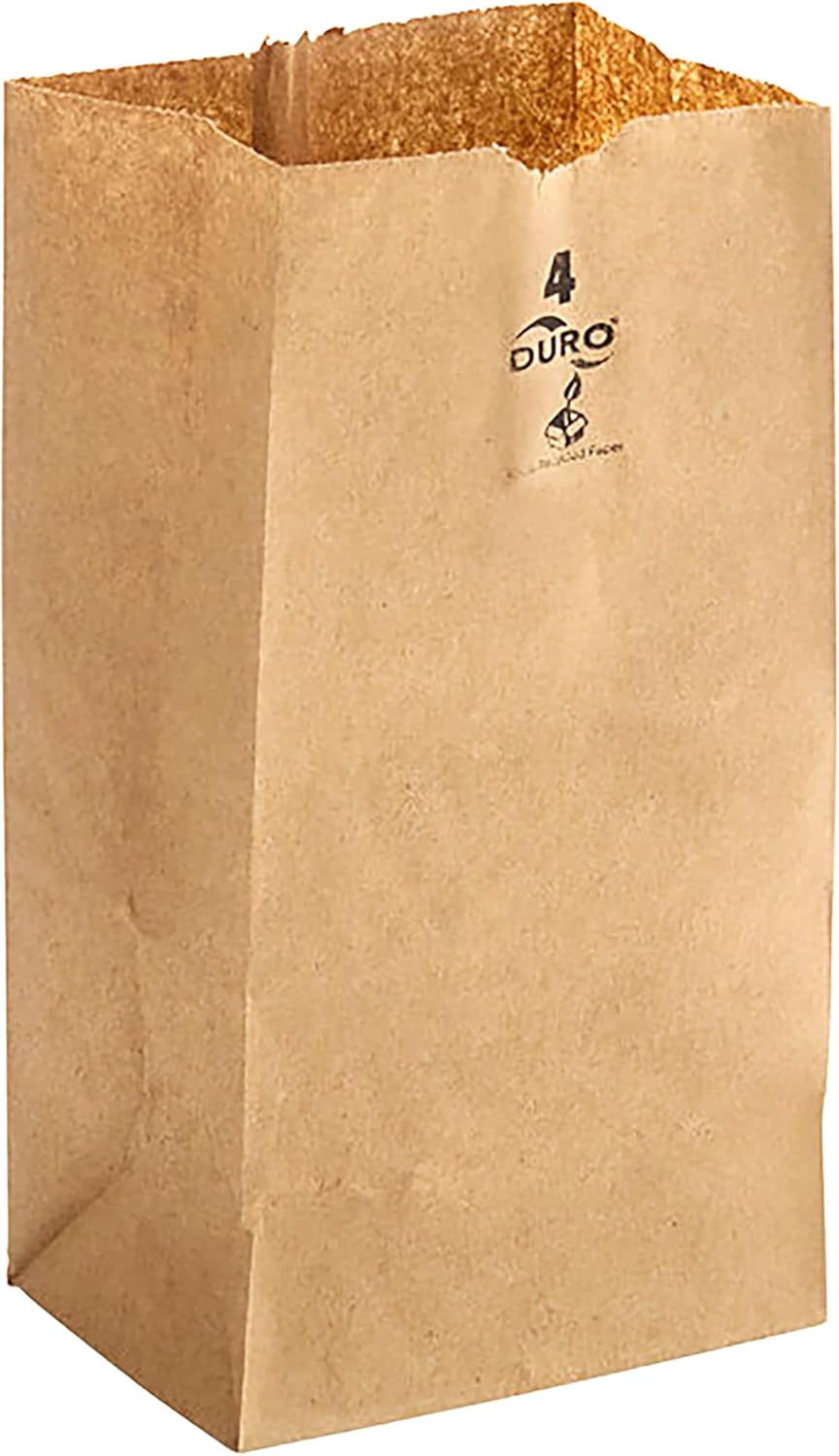 Kraft Paper Bag # 4 (500/Case) — retail product