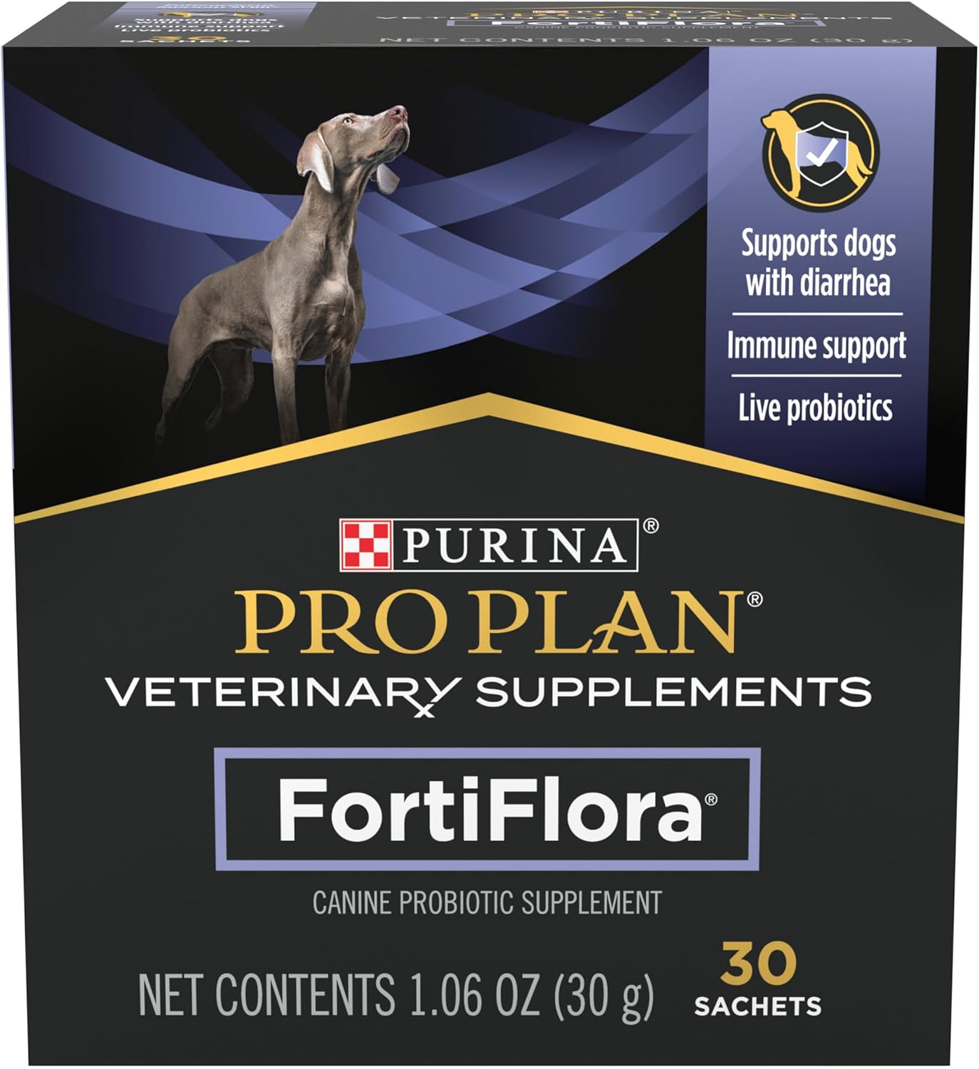 Purina Pro Plan Veterinary Supplements FortiFlora Dog 30 Ct — supplement pack