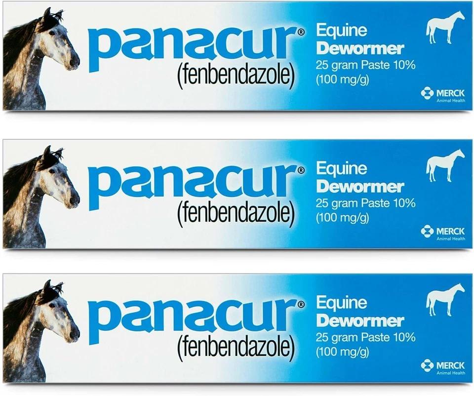 3 Pack Dewormer Horse Paste 10%, 100Mg Each — pet care product