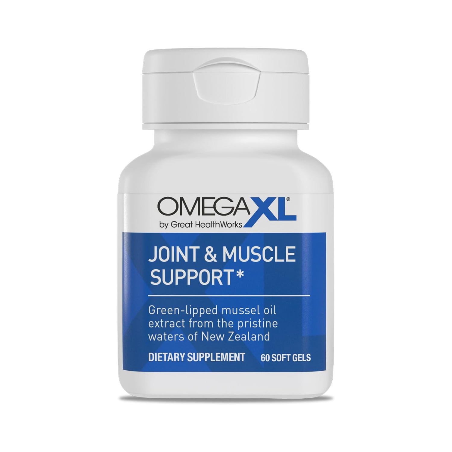 OmegaXL Joint Support Supplement, for Relief - Natural Muscle Support 60 Count — supplement pack