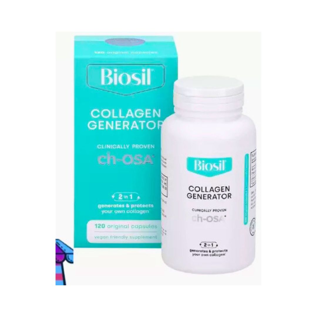 Biosil Collagen Generator with ch-OSA help generate collagen 120 Capsules — supplement pack