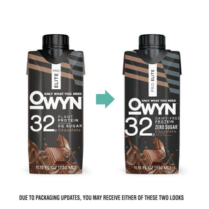 (3 pack) OWYN 32g Pro Elite Chocolate Flavored Protein Shake - 11.15 fl oz, 4 Count — sports nutrition product, view 8