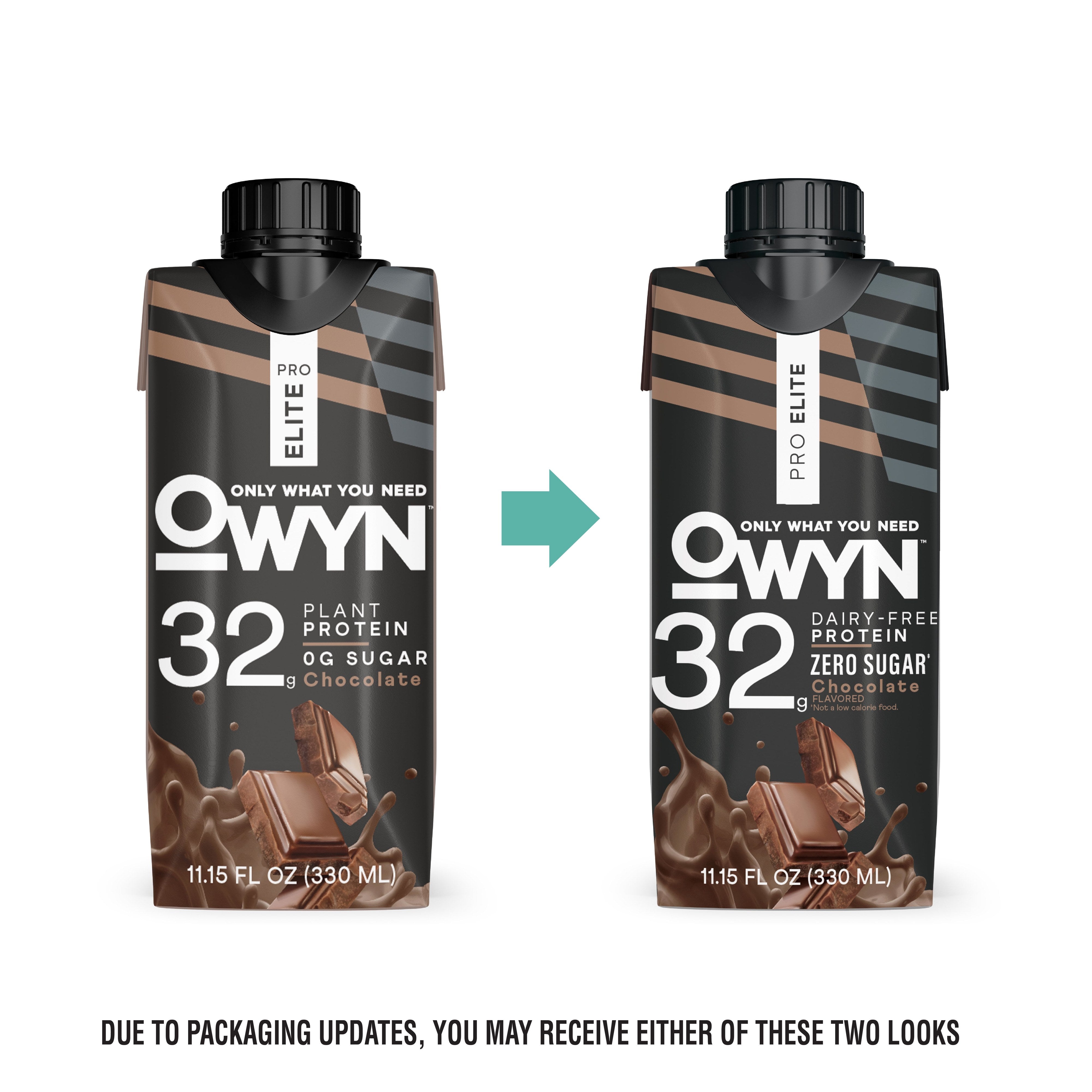 (3 pack) OWYN 32g Pro Elite Chocolate Flavored Protein Shake - 11.15 fl oz, 4 Count — sports nutrition product, view 8
